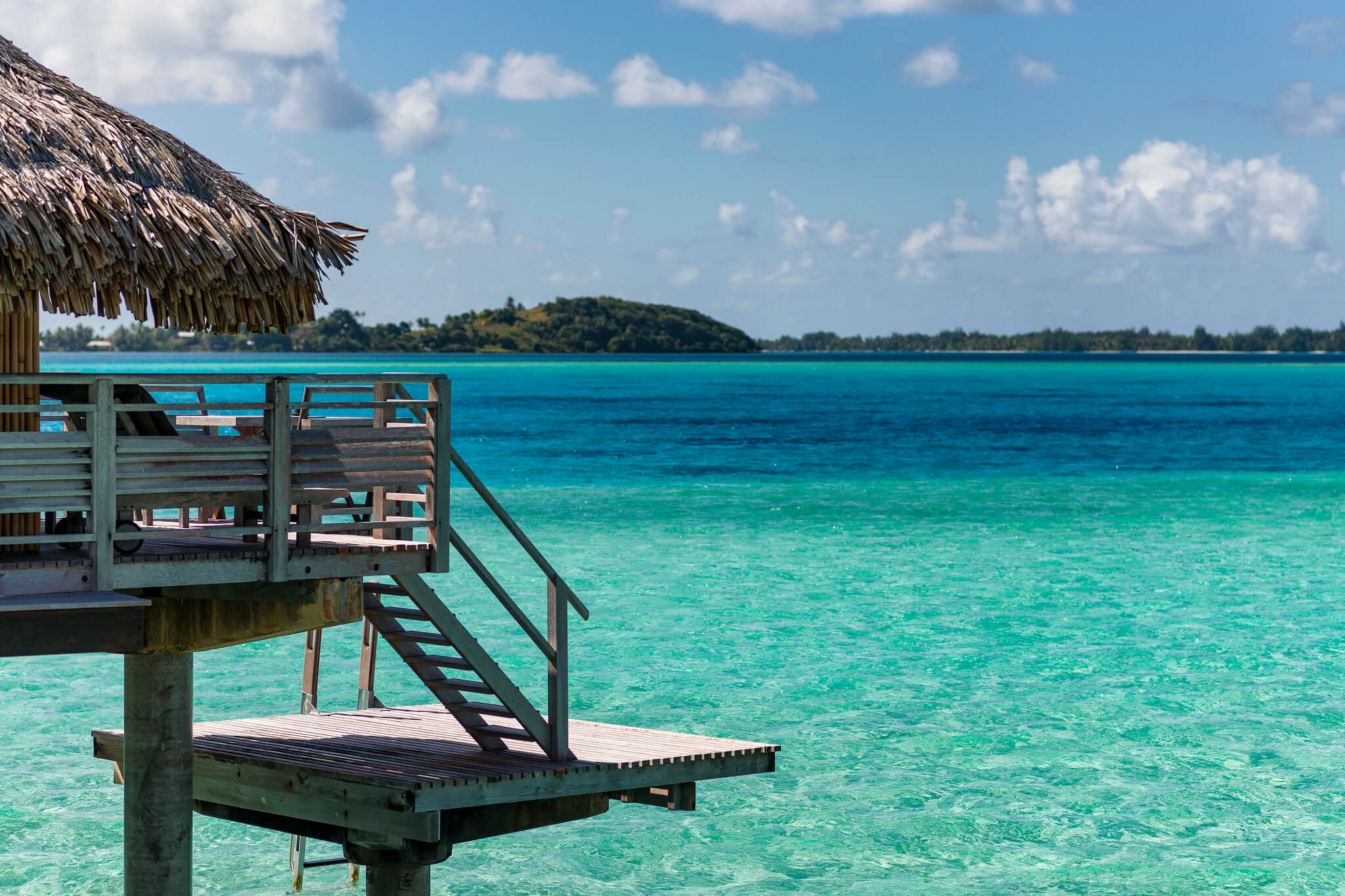 End of Pontoon Overwater Bungalow
